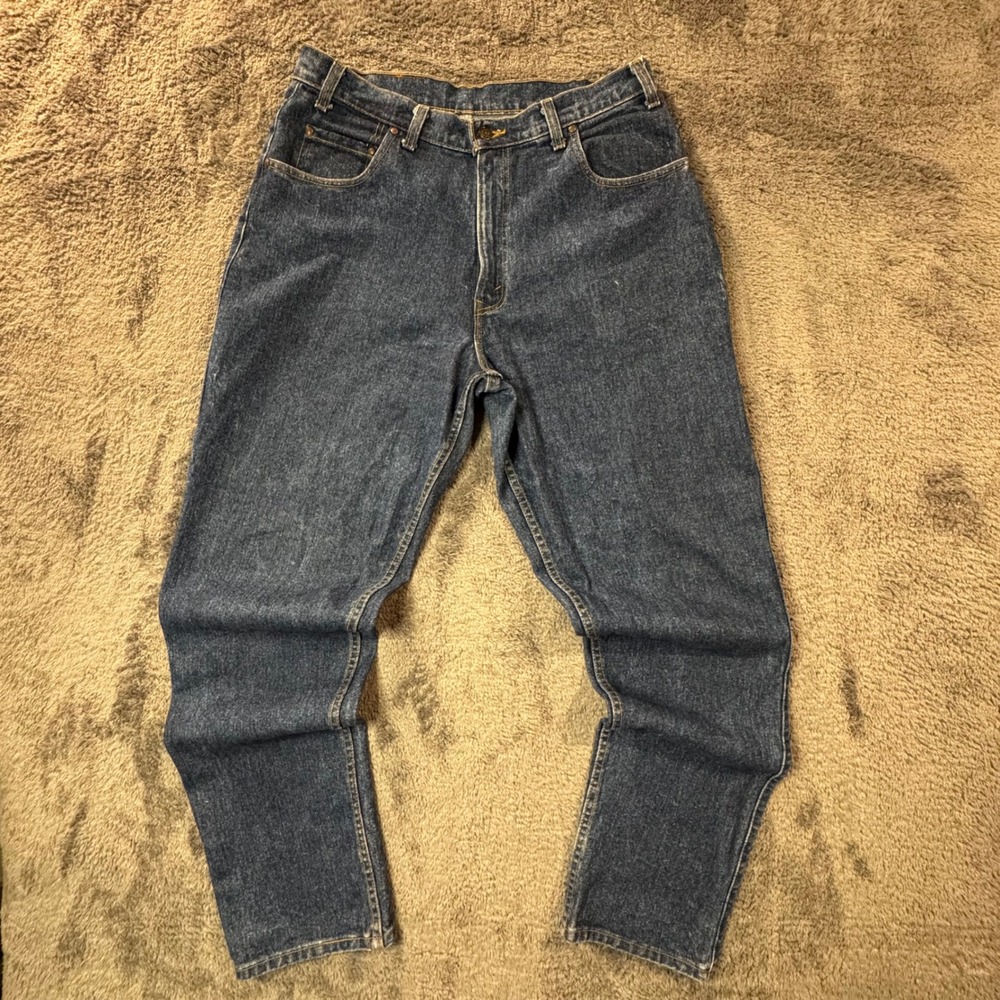 Vintage Levis 545 Gold Tab Jeans Mens 36x32 Dark Wash Relaxed Fit Denim